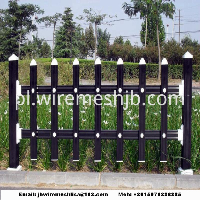 Plastic Garden Fence /PVC Steel Picket Fence